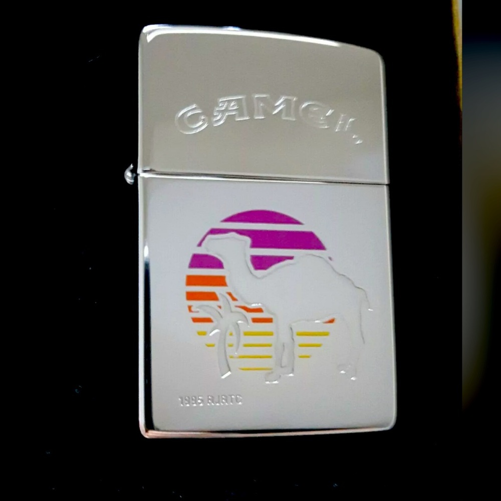 1995 Camel Desert Oasis Sunset Zippo